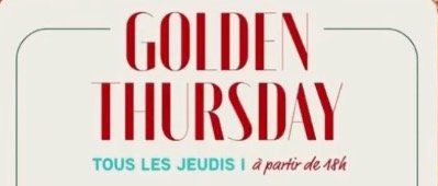 GOLDEN THURSDAY – HAPPY MEAL